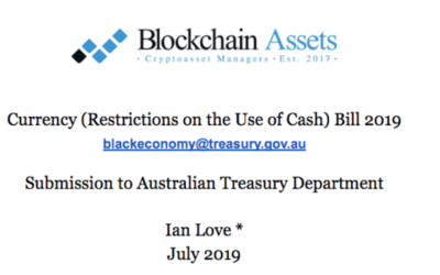 Ban on Cash in Australia